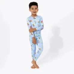 Kids Bellabu Bear Gift For Kids|Baby Sleepwear*- Spongebob Squarepants, Good Vibes Bamboo Kids Pajamas