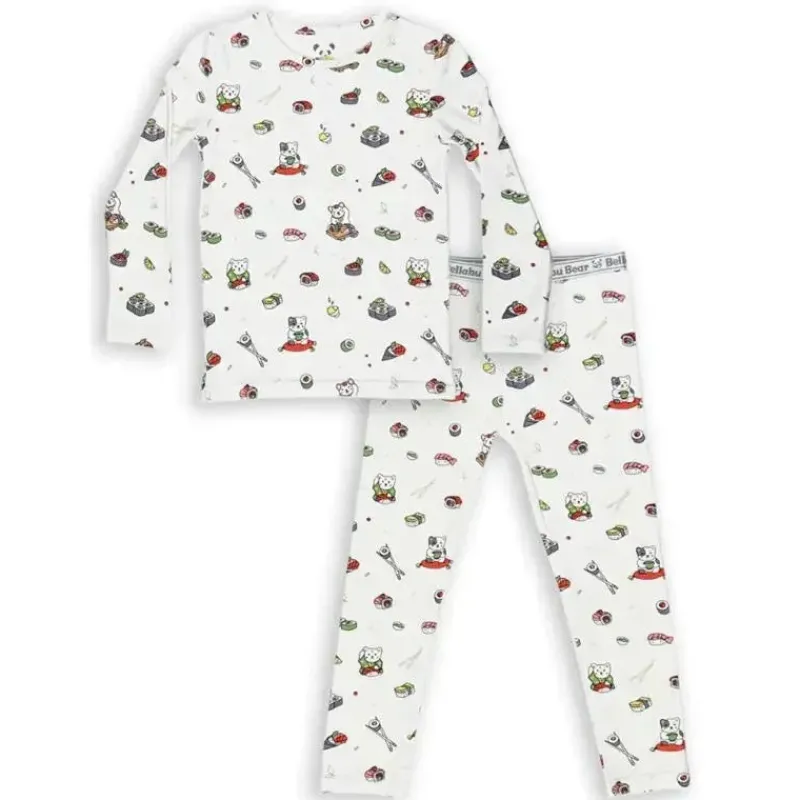 Bellabu Bear Baby Sleepwear*- Sushi Cat Kids Bamboo Pajamas