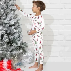 Bellabu Bear Christmas Clothing*- The Elf On The Shelf Bamboo Kids Pajamas