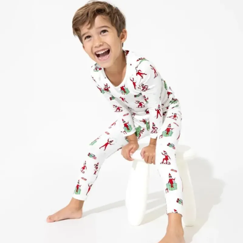 Bellabu Bear Christmas Clothing*- The Elf On The Shelf Bamboo Kids Pajamas