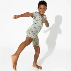 Bellabu Bear Baby Sleepwear*- Toddler Batman Kids Bamboo Short Set