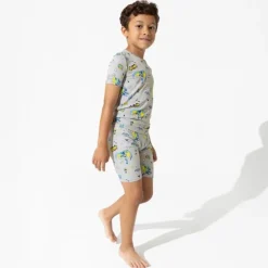Bellabu Bear Baby Sleepwear*- Toddler Batman Kids Bamboo Short Set