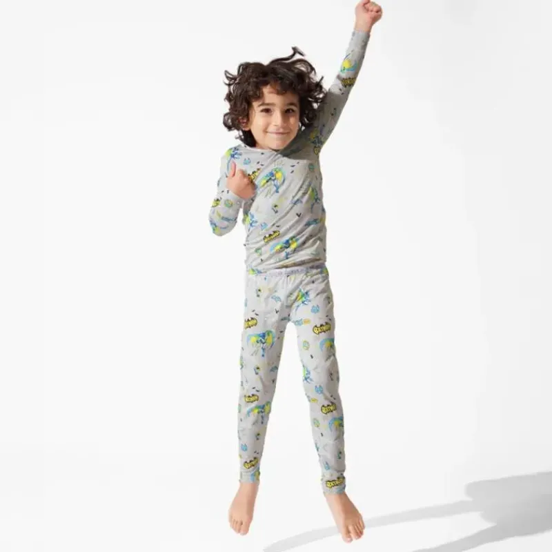 Bellabu Bear Baby Sleepwear*- Toddler Batman Bamboo Kids Pajamas