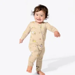 Bellabu Bear Baby Sleepwear*- Toddler Sushi Cat Kids Bamboo Footie
