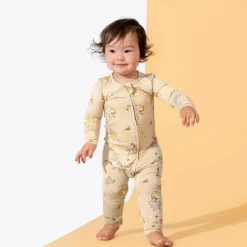 Bellabu Bear Baby Sleepwear*- Toddler Sushi Cat Kids Bamboo Footie