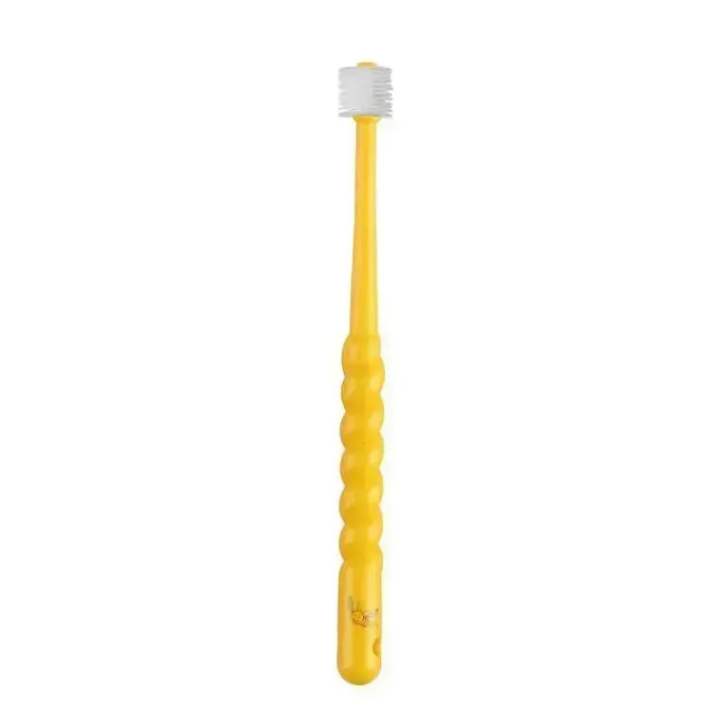 Beloved Oral & Nasal Care*Baby - Cylinder Toothbrush, Yellow 2Y +