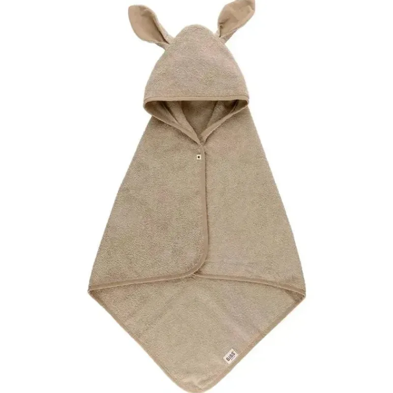 Bibs Baby Bath Towels*- Kangaroo Hoodie Towel Baby, Vanilla