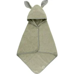 Bibs Baby Bath Towels*- Kangaroo Hoodie Towel Baby, Sage