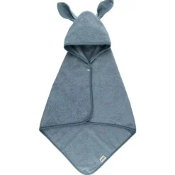 Bibs Baby Bath Towels*- Kangaroo Hoodie Towel Baby, Petrol