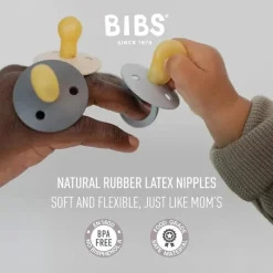 Bibs Gift For Baby|Gifts Up To $25*- Pacifiers 0-6 Months, 3-Pack Soothers, BPA-Free Symmetrical Nipple, Sage