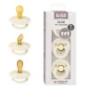 Bibs Gift For Baby|Gifts Up To $25*- Pacifiers 0-6 Months, 3-Pack Soothers, BPA-Free Symmetrical Nipple, Ivory