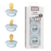 Bibs Gift For Baby|Gifts Up To $25*- Pacifiers 0-6 Months, 3-Pack Soothers, BPA-Free Symmetrical Nipple, Baby Blue