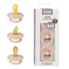 Bibs Gift For Baby|Gifts Up To $25*- Pacifiers 0-6 Months, 3-Pack Soothers, BPA-Free Symmetrical Nipple, Blush