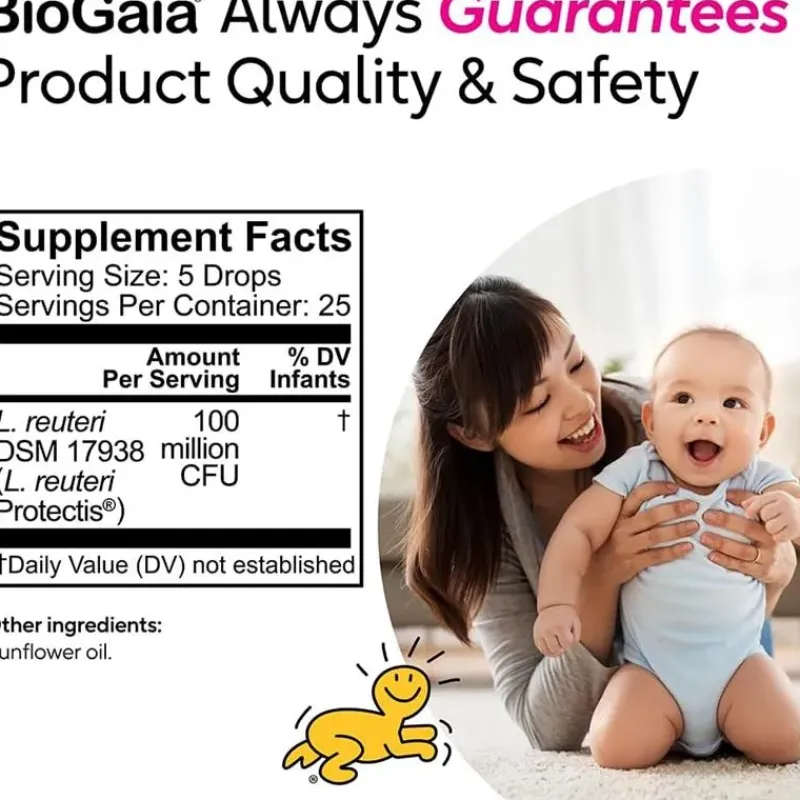 Biogaia Pain & Fever Relief*- Protectis Baby Drops 5Ml