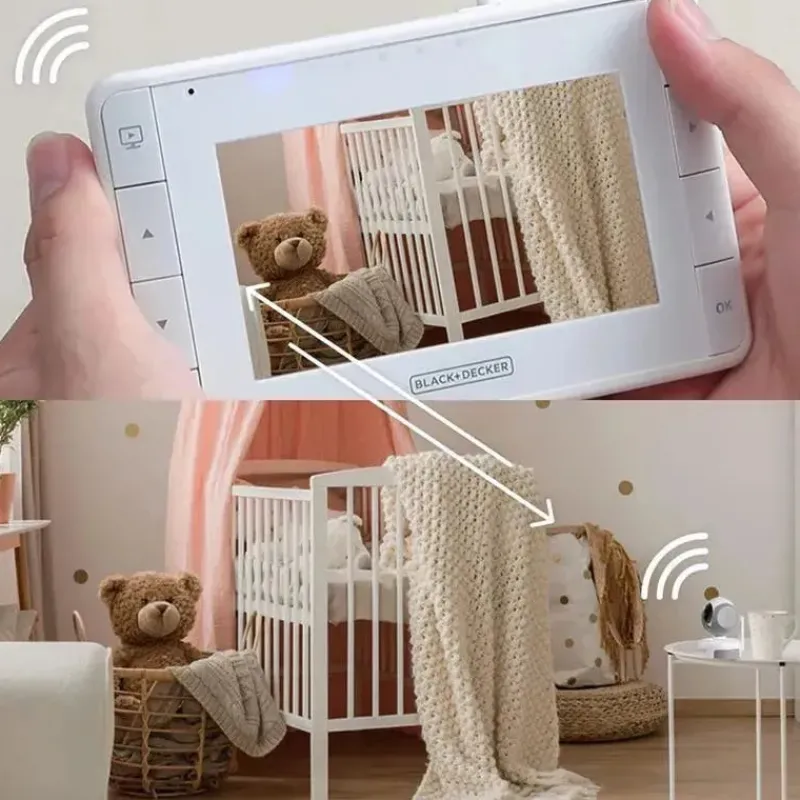 Black + Decker Gifts Over $100|Video Monitors*- 4.3 Digital Video Baby Monitor with Pan-Tilt-Zoom Camera