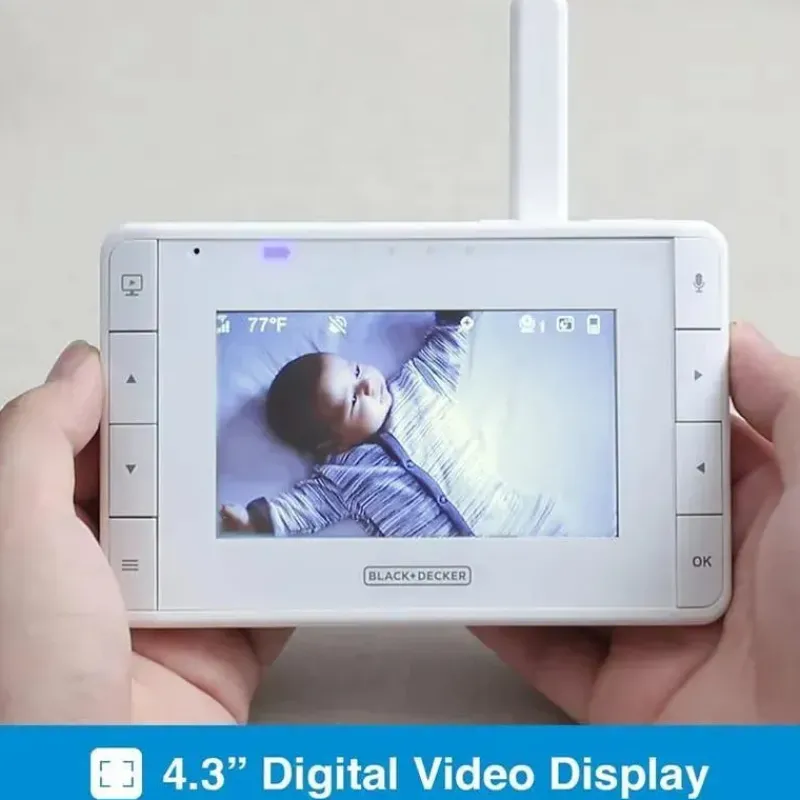 Black + Decker Gifts Over $100|Video Monitors*- 4.3 Digital Video Baby Monitor with Pan-Tilt-Zoom Camera