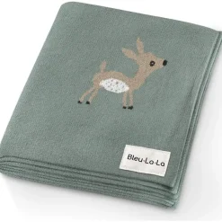 Bleu La La Blankets & Quilts*- 100% Luxury Cotton Receiving Swaddle Baby Blanket - Deer