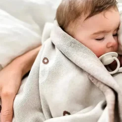 Bleu La La Blankets & Quilts*- 100% Luxury Cotton Receiving Swaddle Baby Blanket, Cars Cream