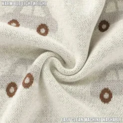 Bleu La La Blankets & Quilts*- 100% Luxury Cotton Receiving Swaddle Baby Blanket, Cars Cream