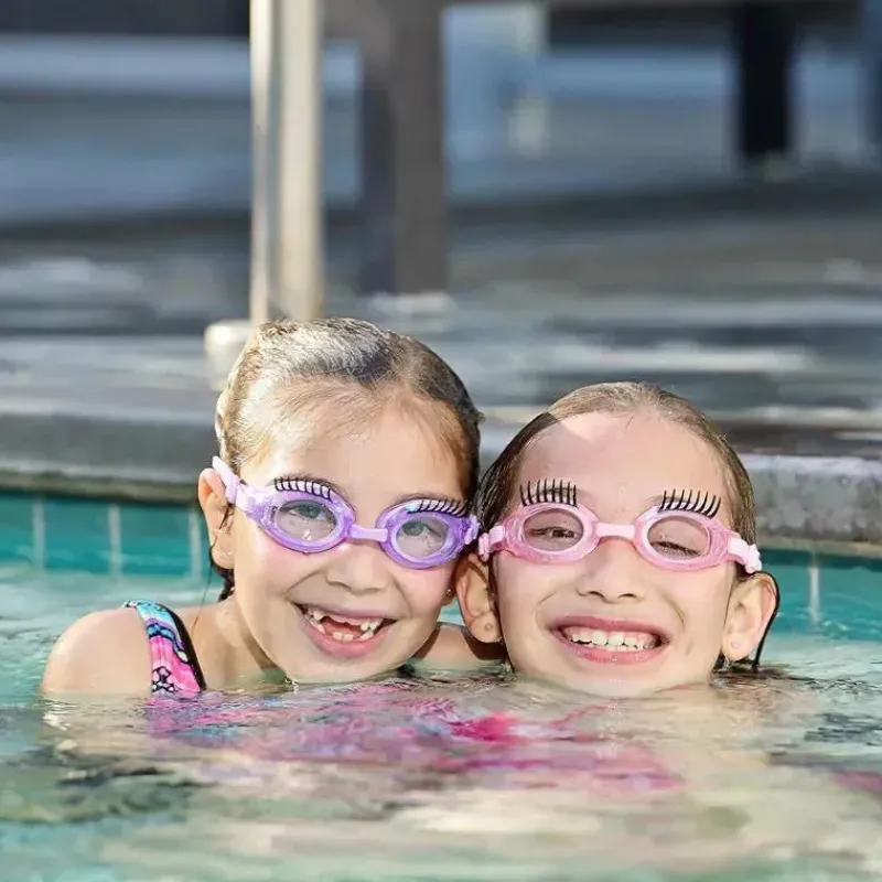 Bling2o Goggles & Swimming Masks*Bling 2O - Girls' Glam Splash Lash Swimming Goggles with UV Protection, Ages 3+, Pink