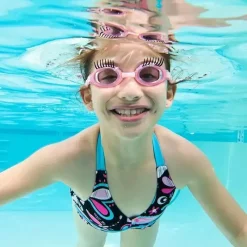 Bling2o Goggles & Swimming Masks*Bling 2O - Girls' Glam Splash Lash Swimming Goggles with UV Protection, Ages 3+, Purple