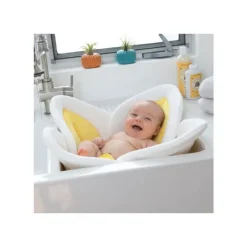 Blooming Bath Bath Tubs & Seats|Bath Safety*Blooming Baby Lotus, Grey/Dark Grey