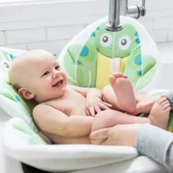 Blooming Bath Bath Accessories & Organization*Blooming Baby Lotus, Frog Gray