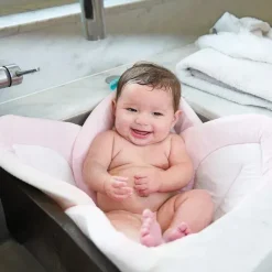 Blooming Bath Bath Tubs & Seats*Blooming Baby Lotus - Pink/White/Gray
