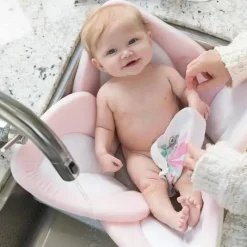 Blooming Bath Bath Tubs & Seats*Blooming Baby Lotus - Pink/White/Gray