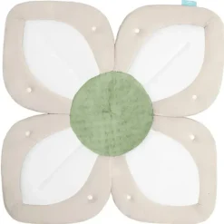 Blooming Bath Gift For Baby|Gifts From $25 To $50*- Lotus Flower Bath Mat Sink Cushion, Olive