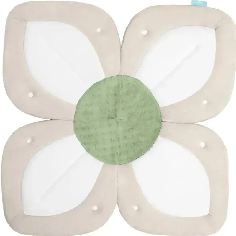 Blooming Bath Gift For Baby|Gifts From $25 To $50*- Lotus Flower Bath Mat Sink Cushion, Olive