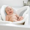 Blooming Bath Bath Tubs & Seats*Lotus - Baby Bath Seafoam, White/Gray