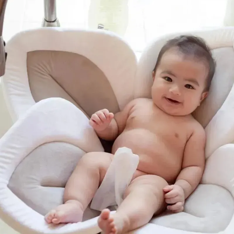 Blooming Bath Bath Tubs & Seats*Lotus - Baby Bath Seafoam, White/Gray