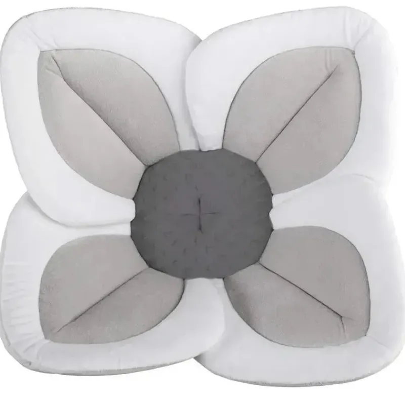 Blooming Bath Bath Tubs & Seats*Lotus - Baby Bath Seafoam, White/Gray