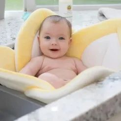Blooming Bath Bath Tubs & Seats*Lotus - Lotus, Yellow/White/Gray