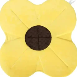 Blooming Bath Bath Tubs & Seats*Bloomingbath.com - Poppy Flower Bath Mat - Sink Bathtub Cushion for Baby, Yellow