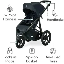 Britax Lightweight Strollers*BOB - Gear Wayfinder Travel System, Infant Car Seat and Stroller Combo