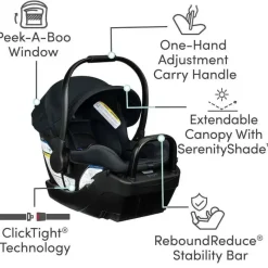 Britax Lightweight Strollers*BOB - Gear Wayfinder Travel System, Infant Car Seat and Stroller Combo