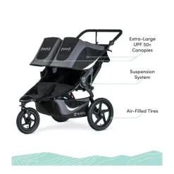 BOB Double Strollers*Jogging Stroller Double In Black