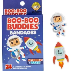 Boo Boo Budies Medicine Dispenser*Boo Boo Buddies - Kids Adhesive Bandages, Astronaut + Rocket