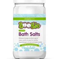Boogie Wipes Bodywash & Soap*- Bath Salts, Mint Eucalyptus