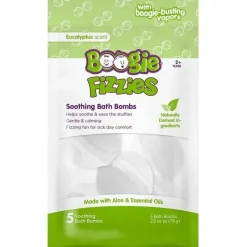 Boogie Wipes Bath Accessories & Organization*- 5Pk Fizzies Baby Bath Bombs, Eucalyptus