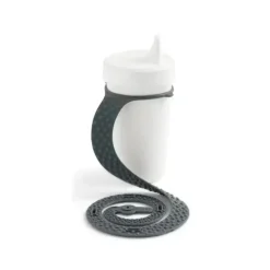 BooginHead Straw, Sippy & Training Cups|Dishes, Utensils & Food Containers*- Silicone Sippigrip Cup & Toy Holders - Charcoal Gray