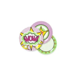 BooginHead Plates & Bowls|Dishes, Utensils & Food Containers*3-Piece Plate Set, Super Power Wow