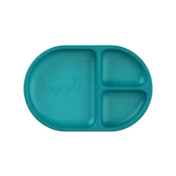 Boon Plates & Bowls|Dishes, Utensils & Food Containers*- CHOW™ Bbay and Toddler Silicone Divided Plate Set, Blue