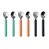 Boon Utensils & Accessories|Dishes, Utensils & Food Containers*- CHOW™ Toddler Stainless Steel Utensil Spoon And Fork Set, Mint