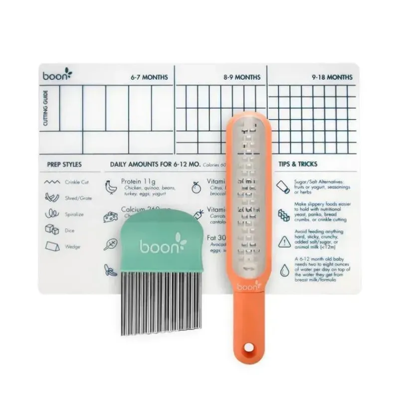 Boon Utensils & Accessories|Dishes, Utensils & Food Containers*- Divvy™ Baby Food Solids Cutter Set For Food Prep