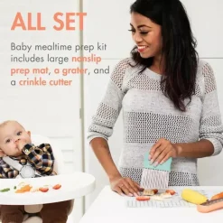 Boon Utensils & Accessories|Dishes, Utensils & Food Containers*- Divvy™ Baby Food Solids Cutter Set For Food Prep