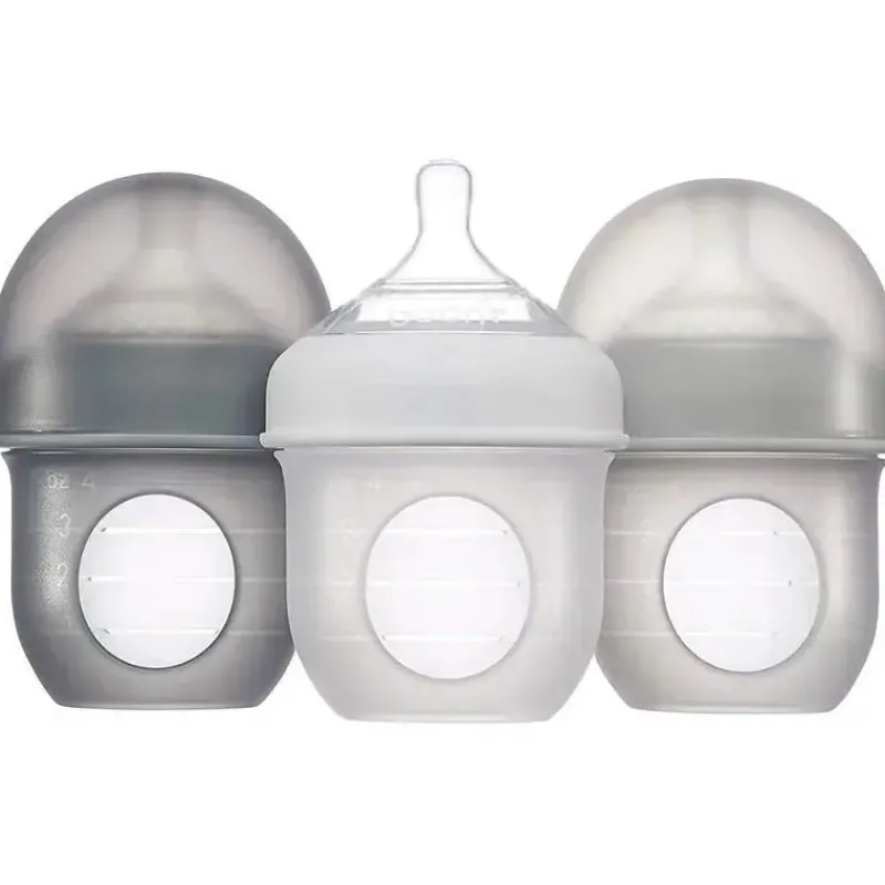 Boon Gifts Up To $25|Bottles & Sets*- Nursh 4Oz Bottle 3Pk, Gray Multi