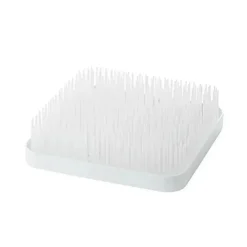 Boon Cleaning|Drying Racks & Cleaning Brushes*Grass Countertop Drying Rack for Baby Bottles and Pacifiers, Winter White